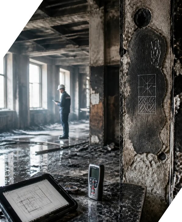 Обследование зданий после пожара в Сасове от 15158 р. | ЭкспертизаРоссия